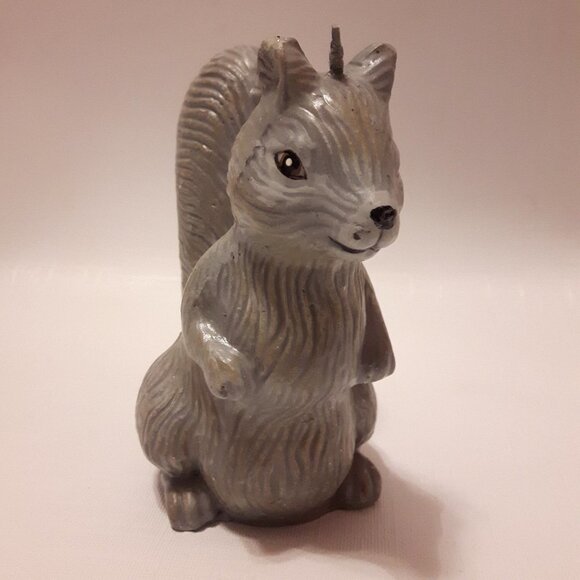 Adorable Squirrel Candle Table Scape Woodland CUTE - Picture 3 of 4